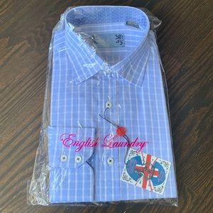 NWT English Laundry Mens dress shirt size 17 36/37